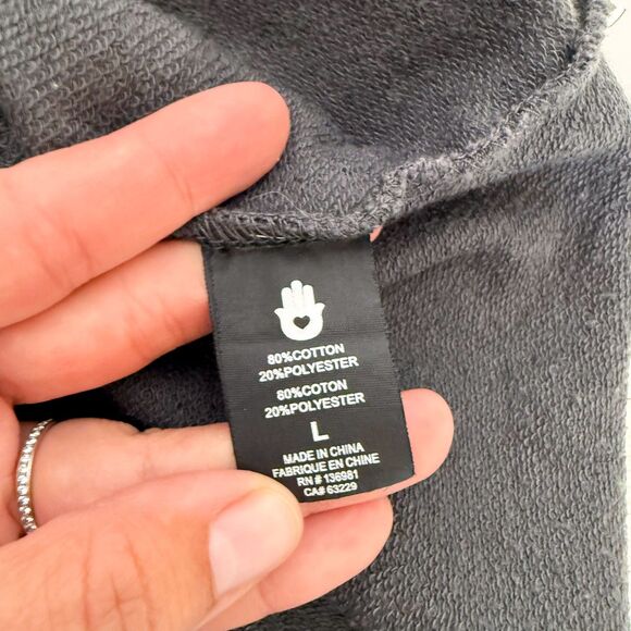 Spiritual Gangster Mazzy Pullover Radiate Love Camo Sweatshirt Sz Large - Picture 7 of 9